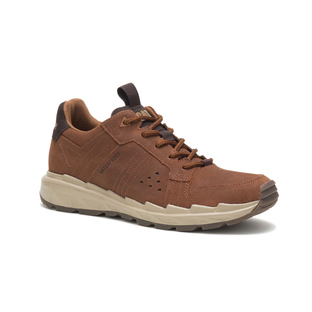 Caterpillar Men's Stratify Lo Wp Sneakers Coffee/Brown CAT-64819